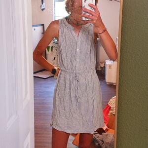 Loft striped sleeveless dress